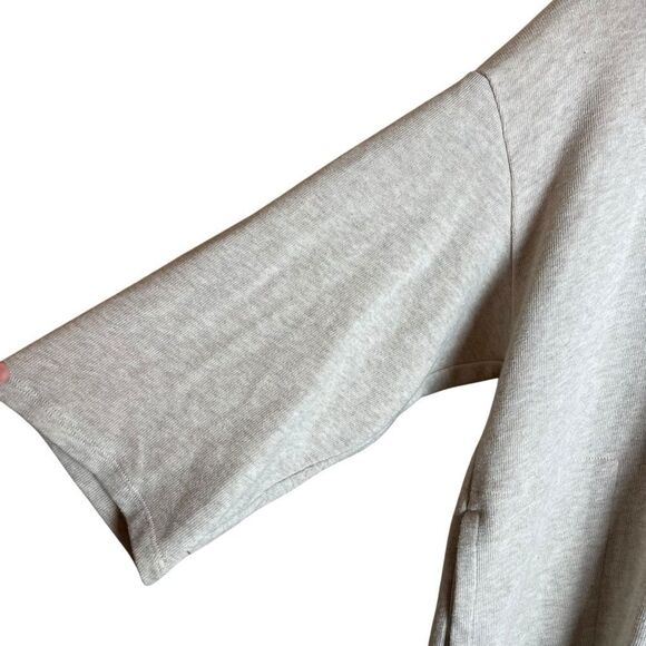 J. Jill pure Jill light oatmeal poncho like sweater - Picture 6 of 9